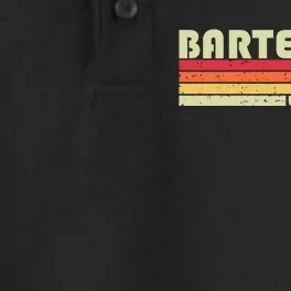 BARTENDER Funny Job Title Profession Birthday Worker Idea Dry Zone Grid Performance Polo