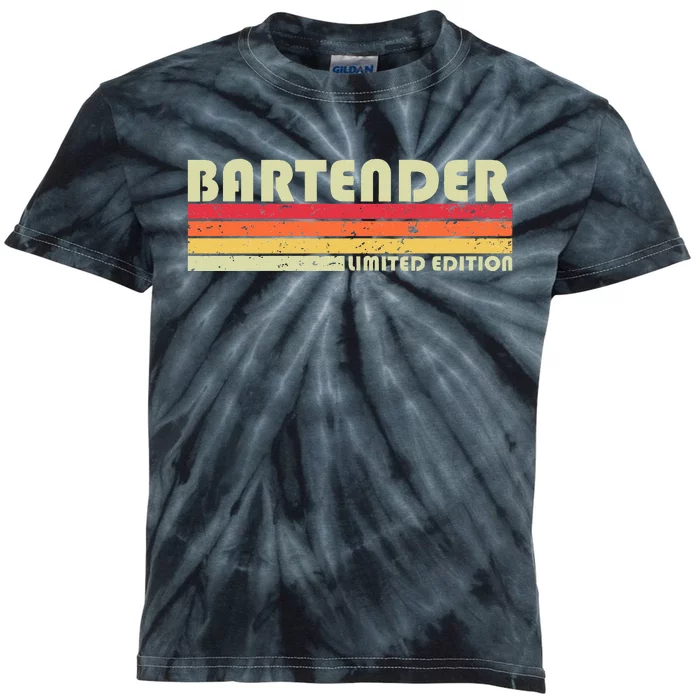 BARTENDER Funny Job Title Profession Birthday Worker Idea Kids Tie-Dye T-Shirt