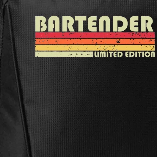 BARTENDER Funny Job Title Profession Birthday Worker Idea City Backpack