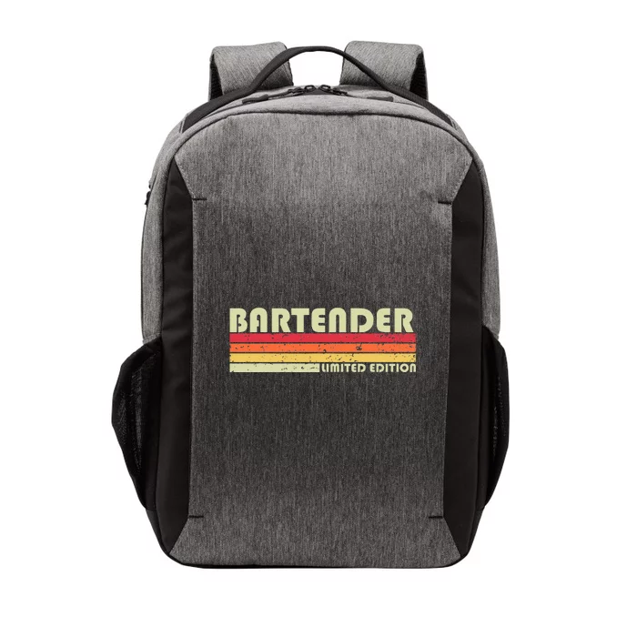 BARTENDER Funny Job Title Profession Birthday Worker Idea Vector Backpack