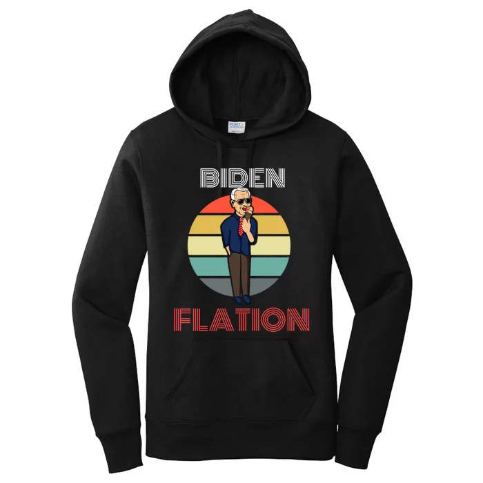 Biden Flation Joe Biden Sunset Women's Pullover Hoodie