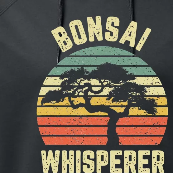 Bonsai Funny Japanese Bonsai Tree Whisperer Gift Performance Fleece Hoodie