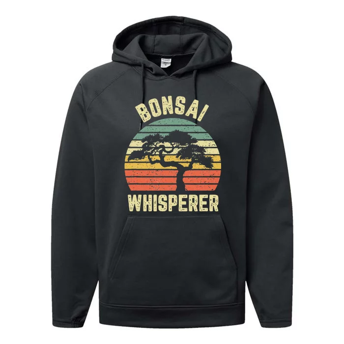 Bonsai Funny Japanese Bonsai Tree Whisperer Gift Performance Fleece Hoodie