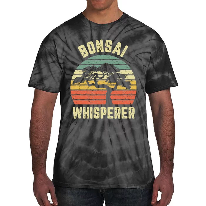 Bonsai Funny Japanese Bonsai Tree Whisperer Gift Tie-Dye T-Shirt