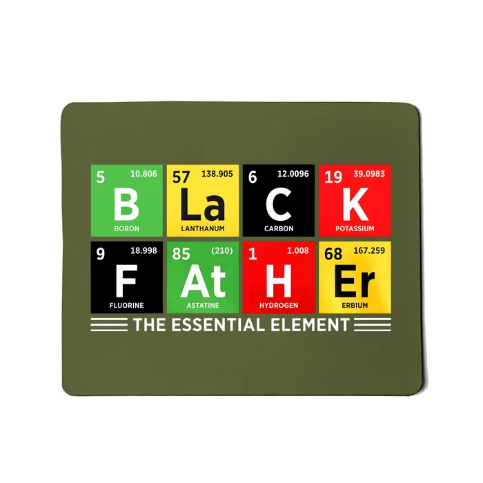 Black Father Juneteenth Essential Element Mousepad