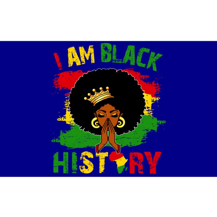 Black For Juneteenth African I Am Black History Month Meaningful Gift Bumper Sticker