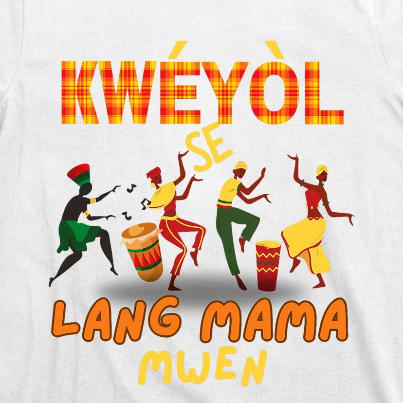 Bonne Fete Kweyol Happy Jounen Kweyol Day Saint Lucia Creole T-Shirt