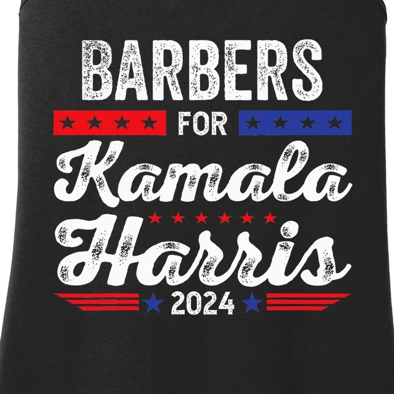 Barbers For Kamala 2024 Kamala Harris For President Ladies Essential Tank