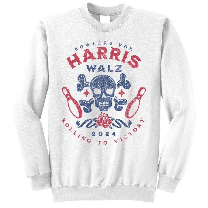 Bowlers For Kamala Harris Waltz 2024 Tim Walz Bowling Sweatshirt