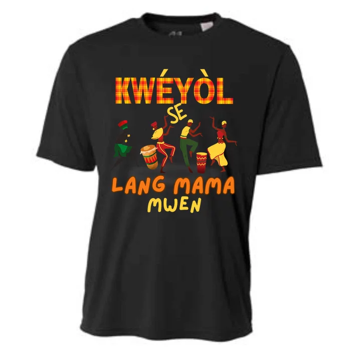 Bonne Fete Kweyol Happy Jounen Kweyol Day Saint Lucia Creole Cooling Performance Crew T-Shirt