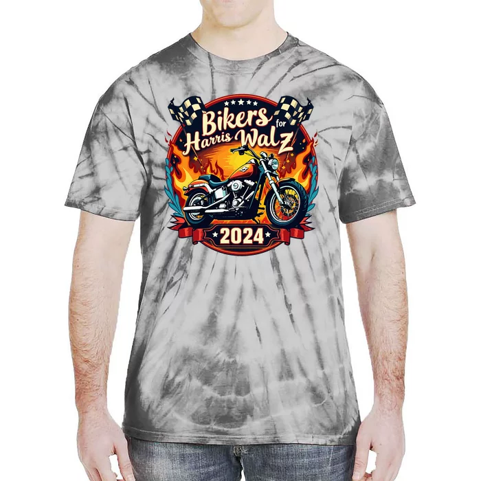 Bikers For Kamala Harris Making 2024 Motorcycle Tie-Dye T-Shirt