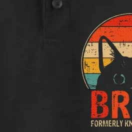 Bruh Formerly Known As Dad Funny Gifts For Dad FatherS Day Dry Zone Grid Performance Polo