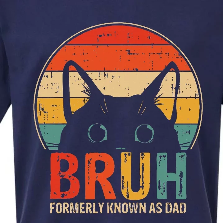 Bruh Formerly Known As Dad Funny Gifts For Dad Sueded Cloud Jersey T-Shirt