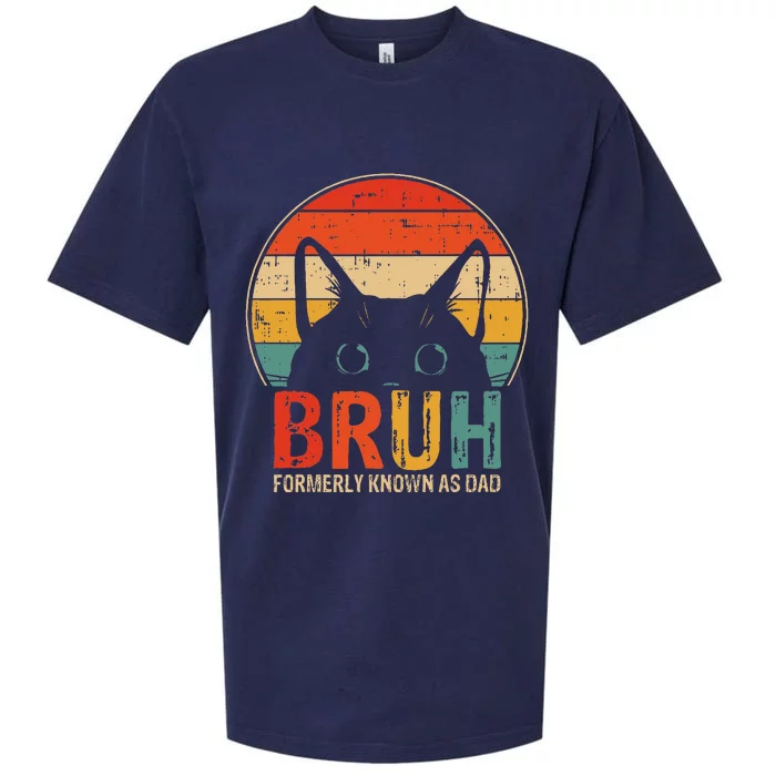 Bruh Formerly Known As Dad Funny Gifts For Dad Sueded Cloud Jersey T-Shirt