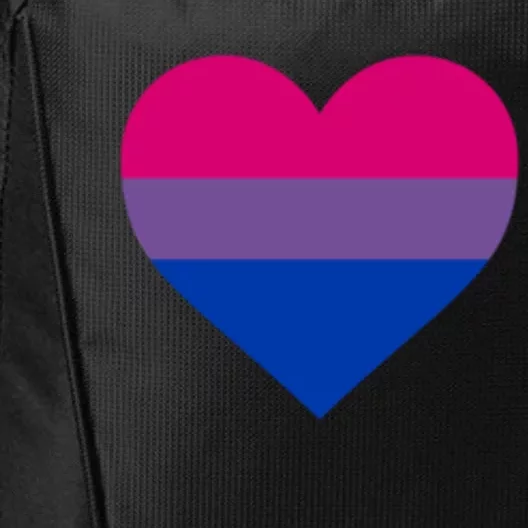 Bisexual Flag Lgbt Love Heart Pocket Print Pride March Gift City Backpack