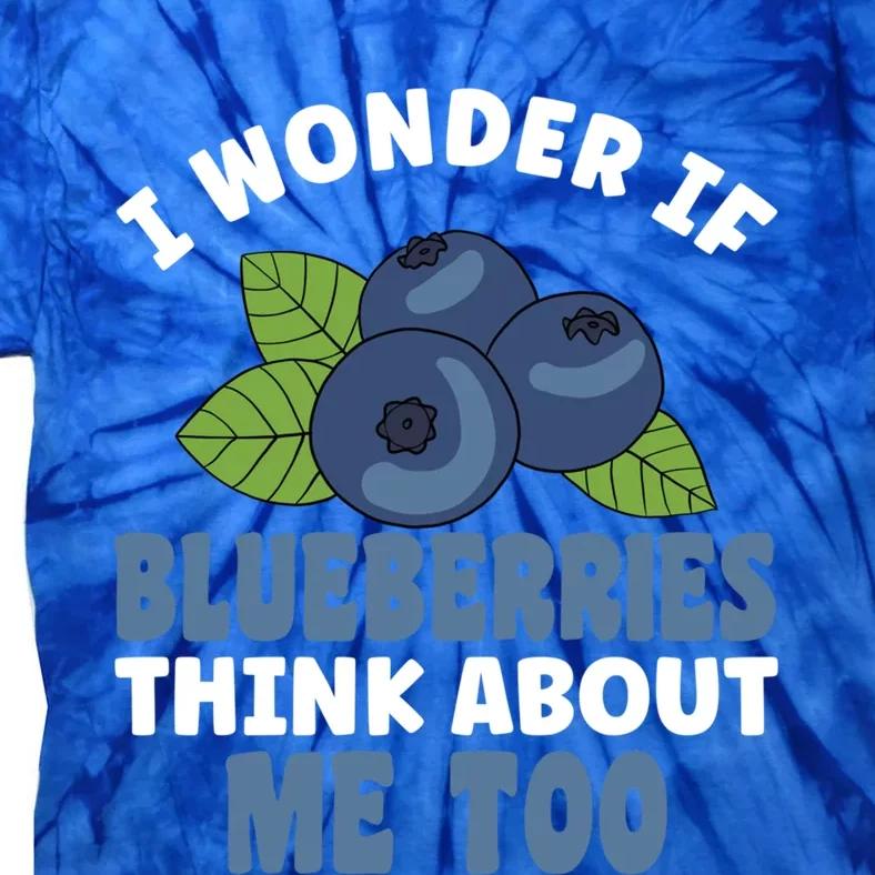 Blueberries Fruit Lover Blueberry Themed Party Gift Tie-Dye T-Shirt