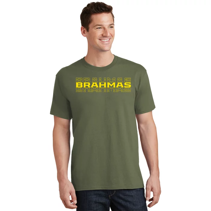 Brahmas Football Logo T-Shirt