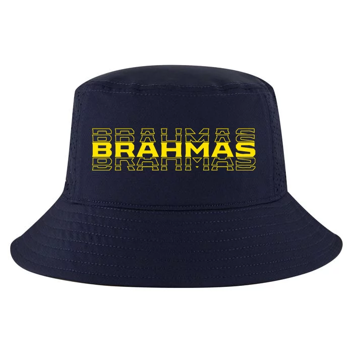 Brahmas Football Logo Cool Comfort Performance Bucket Hat