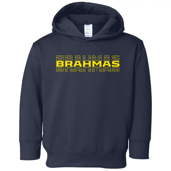 Brahmas Football Logo Toddler Hoodie