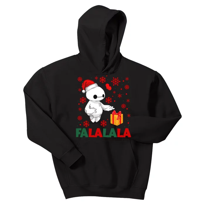 Baymax Fa La La La Christmas Fa La La La Kids Hoodie