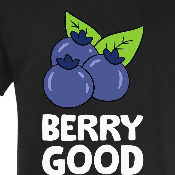 Blueberry Fruit Love Blueberries Berry Good Garment-Dyed Heavyweight T-Shirt