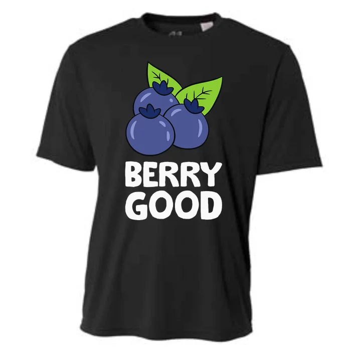 Blueberry Fruit Love Blueberries Berry Good Cooling Performance Crew T-Shirt