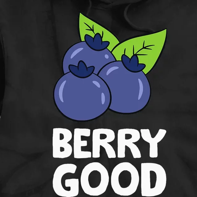 Blueberry Fruit Love Blueberries Berry Good Tie Dye Hoodie