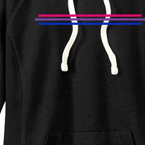 Bisexuality Flag LGBT Bi Pride Co. Women's Fleece Hoodie