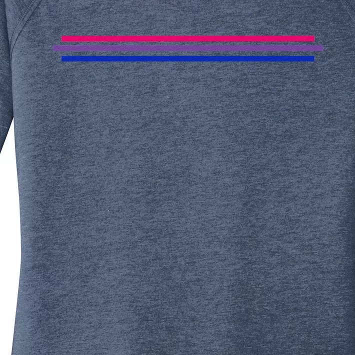 Bisexuality Flag LGBT Bi Pride Co. Women's Perfect Tri Tunic Long Sleeve Shirt