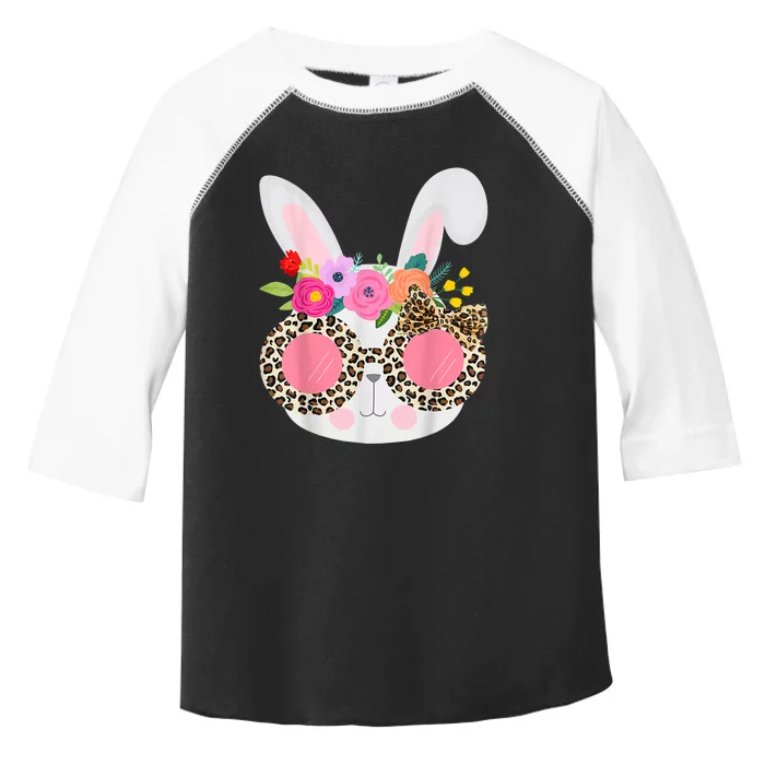 Bunny Face Leopart Print Easter Basket Stuffer For Teen Toddler Fine Jersey T-Shirt