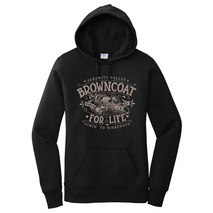 Browncoat For Life Serenity Smuggling And Transport Firefly Women's Pullover Hoodie