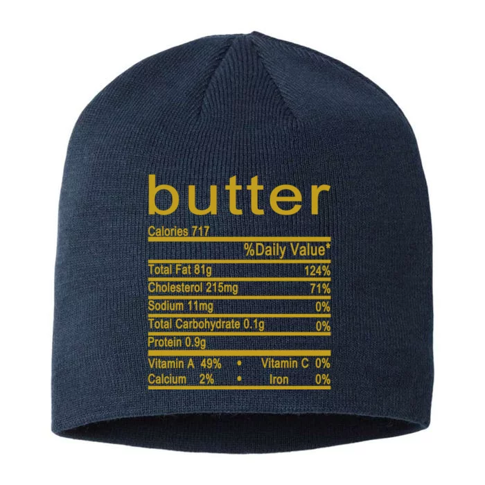 Butter Facts Label 8 1/2in Sustainable Knit Beanie