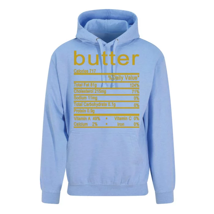 Butter Facts Label Unisex Surf Hoodie