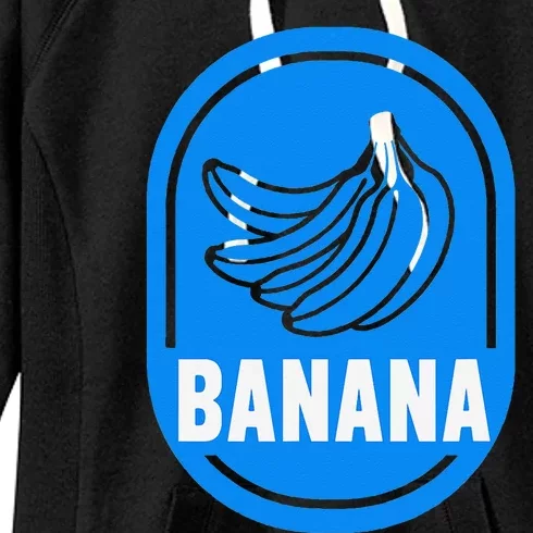 Banana Fruit Lazy Diy Halloween Costume Food Lover Foodie Women's Fleece Hoodie