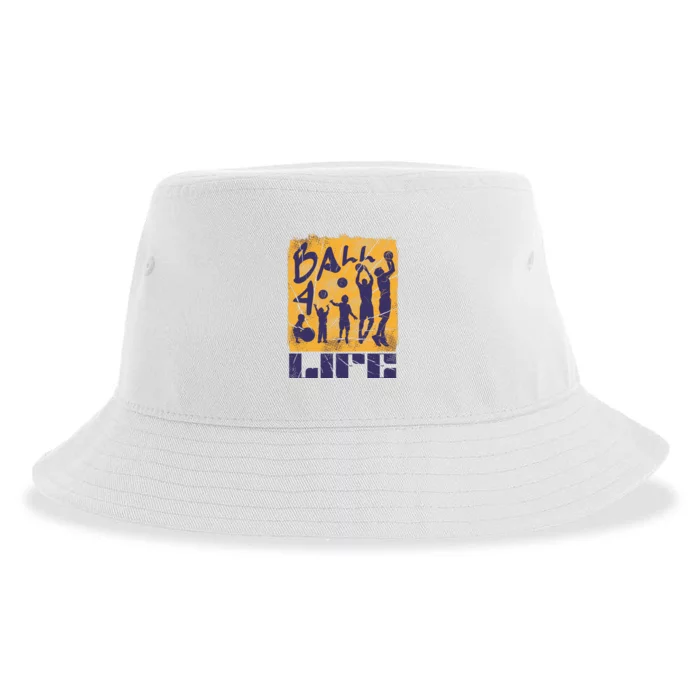 Basketball For Life Sustainable Bucket Hat