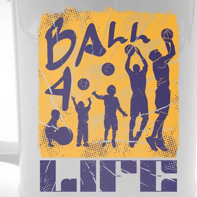 Basketball For Life Front & Back Beer Stein