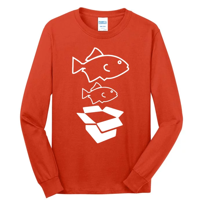 BIG FISH LITTLE FISH CARDBOARD BOX Tall Long Sleeve T-Shirt