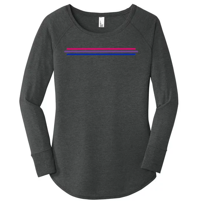 Bisexuality Flag LGBT Bi Pride Co Women's Perfect Tri Tunic Long Sleeve Shirt