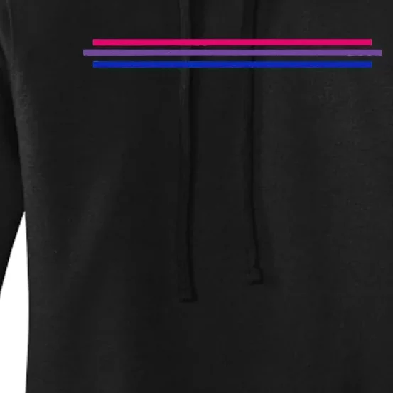 Bisexuality Flag LGBT Bi Pride Co Women's Pullover Hoodie