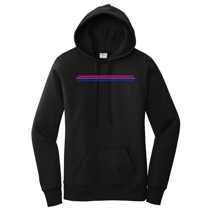 Bisexuality Flag LGBT Bi Pride Co Women's Pullover Hoodie