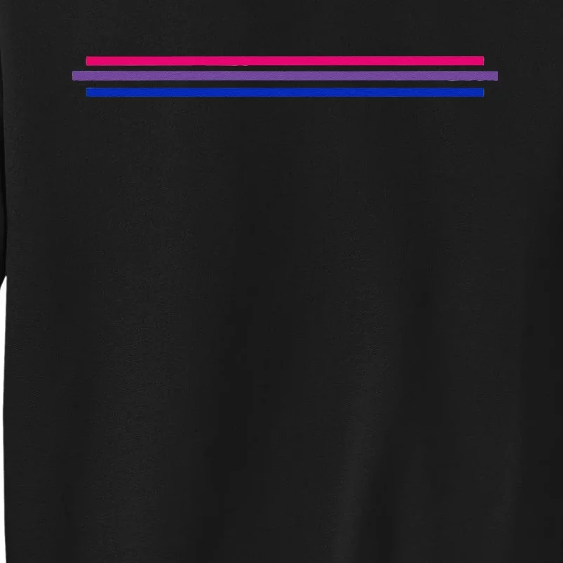 Bisexuality Flag LGBT Bi Pride Co Tall Sweatshirt