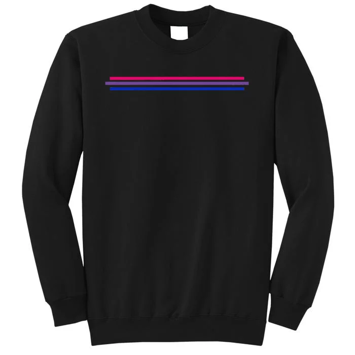 Bisexuality Flag LGBT Bi Pride Co Tall Sweatshirt