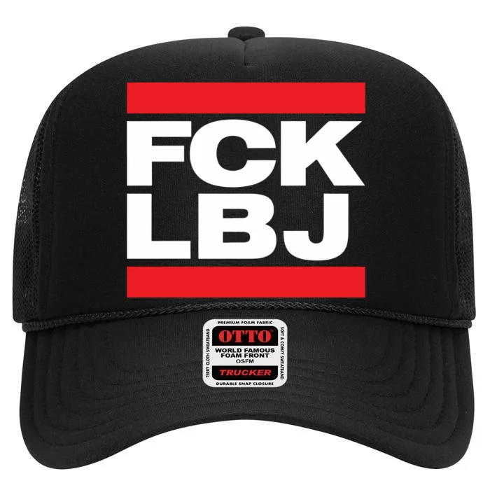 Brimaried Fck Lbj High Crown Mesh Trucker Hat