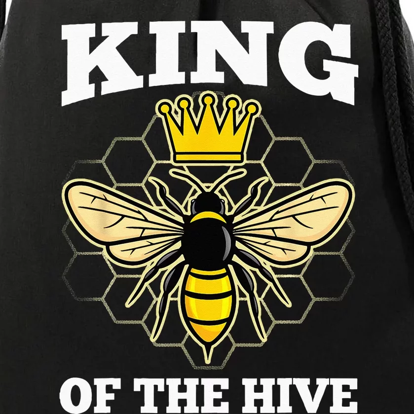 Beekeeper For Men Dad Beekeeping Honeybee Beehive Bee Lover Drawstring Bag