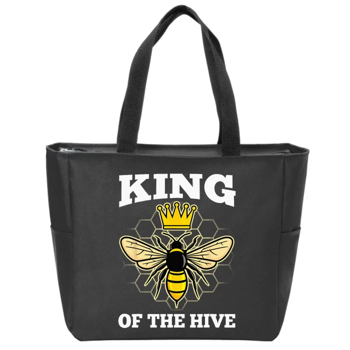 Beekeeper For Men Dad Beekeeping Honeybee Beehive Bee Lover Zip Tote Bag