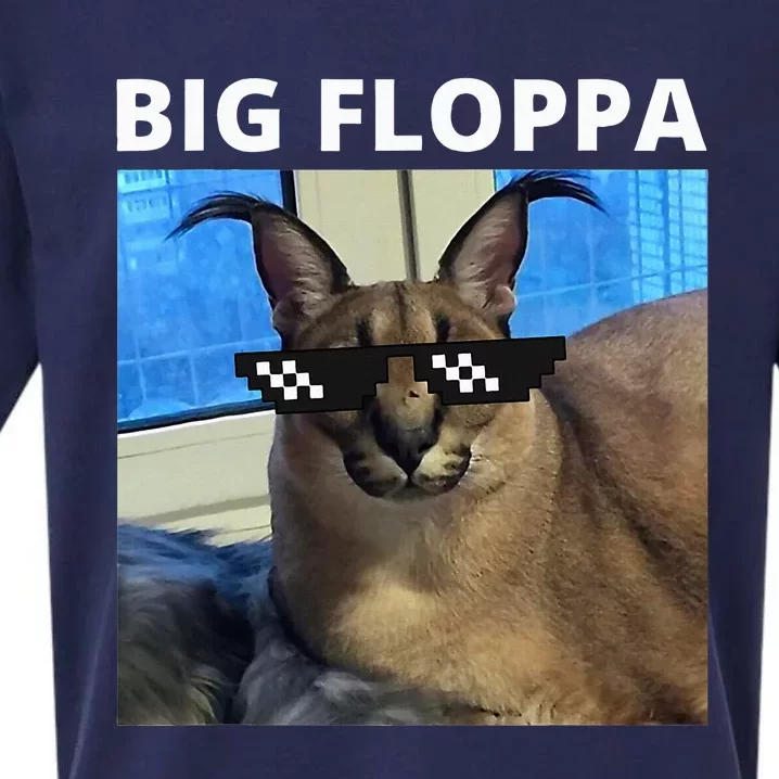 Big Floppa Meme Cat Sueded Cloud Jersey T-Shirt