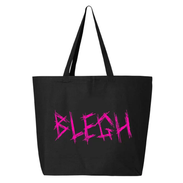 Blegh Funny Metalcore Vocalist Deathcore 25L Jumbo Tote