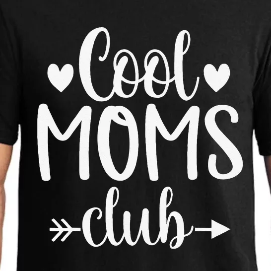 Birthday For Mom Mothers Day Family Matching Cool Moms Club Pajama Set