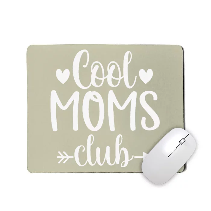 Birthday For Mom Mothers Day Family Matching Cool Moms Club Mousepad