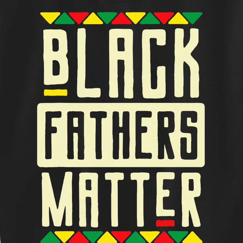 Black Fathers Matter Blm Pride African American Dad Kids Sweatshirt